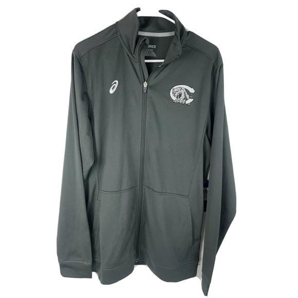 Asics Jackets & Blazers - NWT Asics Unisex Large Wildcats Centralia School Full Zip Long Sleeve Jacket
